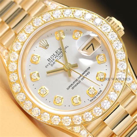 gold rolex ladies watch